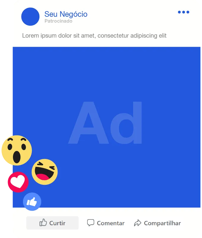 Exemplo de anúncio patrocinado no Facebook